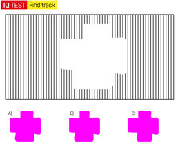 Find the Missing Piece. Shape completion questions, Find next shape