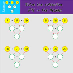 Solve the collection fill in the blanks