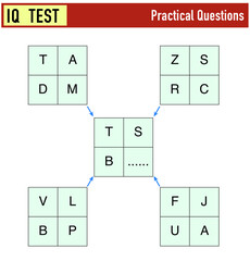 Shape completion questions, Find the next shape