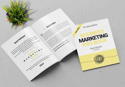 Business Marketing Pro Book Design Layout