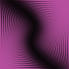 Bright pink halftone background. Vector illustration
