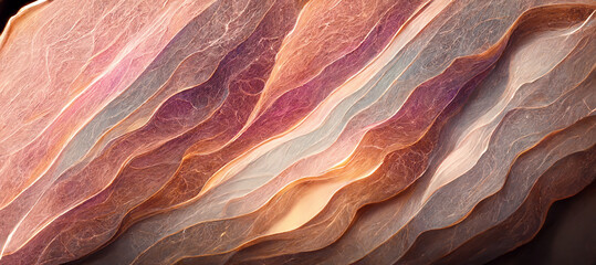 Vibrant rose gold colors abstract wallpaper design