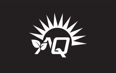Green healthy leaf logo and Solar panel icon and Solar Energy symbol design and Eco sun logo design vector
