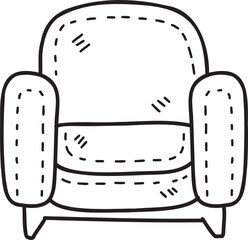 Hand Drawn Armchair illustration