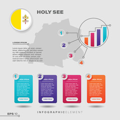 Holy See Chart Infographic Element