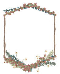 Boho Floral Wreath