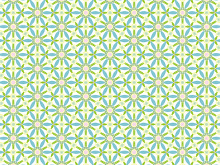 Abstract Flower Background Pattern for fabric designs