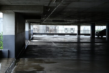 empty park area of building, construction industry