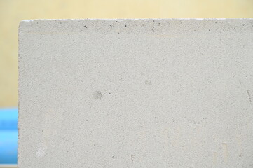 cement brick and blue pipe for construction industry