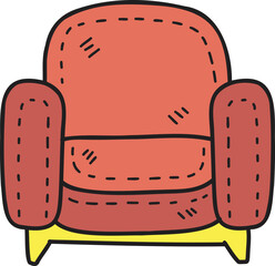 Hand Drawn Armchair illustration