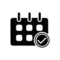 calendar icon design vector template