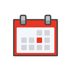 calendar icon design vector template