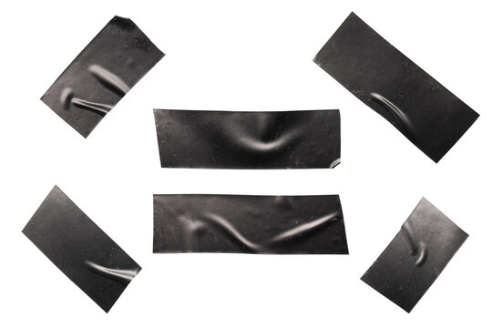 Black electrical tape in various length