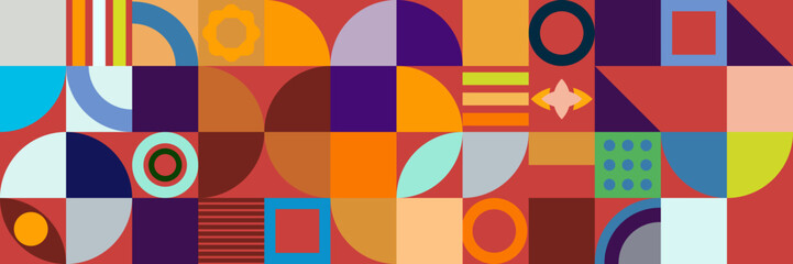 Mid-Century Abstract Vector Pattern