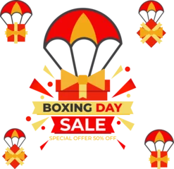 Fototapeten boxing day sale illustration © sekitarief