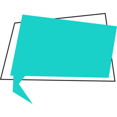 Fototapeta premium Blue Banner Text Box (10)