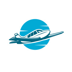 Air Travel Logo Design Template 
