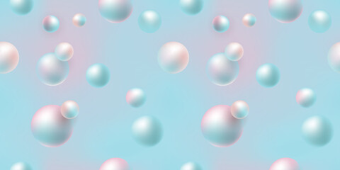 Abstract Holographic Seamless Pattern. Horizontal background. Vector illustration