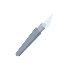Camping Spoon Flat. High quality illustration with flat design