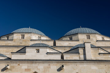 Architectural details of mosques in Istanbul.