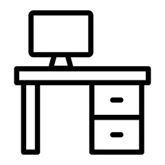 desk line icon
