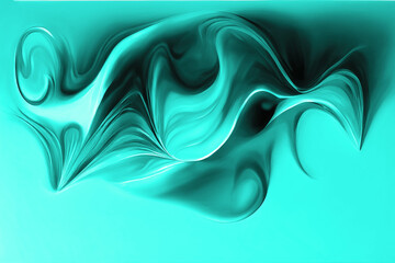 Turquoise, blue and green background texture, wavy silky pattern with different shades of light natural colors beautiful, wave and flowing design
