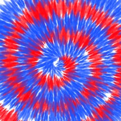 Red and Blue Tie Dye Background, 4th of July