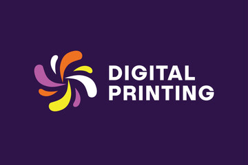 Abstract Digital Printing Logo Design