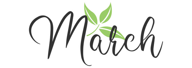 March. name of the month spring