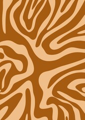 Doodle Swirl Abstract Background 