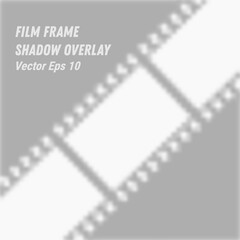 Obraz premium film strip with film shadow overlay