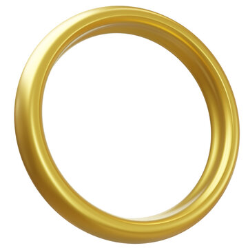 3d Gold Ring