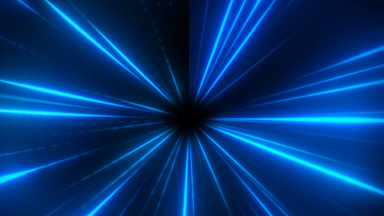 High speed flowing light background