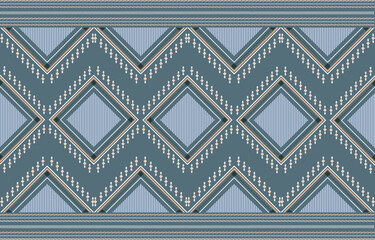 Oriental ethnic seamless pattern traditional background Design for carpet,wallpaper,clothing,wrapping,batik,fabric,Vector illustration embroidery style.