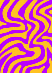 Abstract background with cute wavy line pattern. Seamless wavy lines pattern