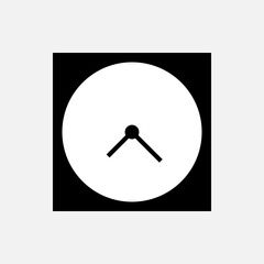 Clock Icon. Time Sign, Clock Image. Trendy Symbol for  Design, Presentation, Website or Apps Elements – Vector.        