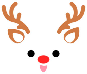 Reindeer face decoration 