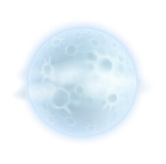 Cartoon Moon Illustration