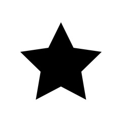star icon in trendy flat design