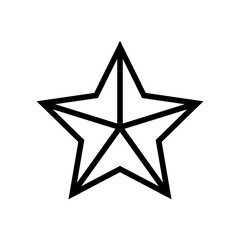 star icon in trendy flat design