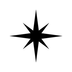 star icon in trendy flat design