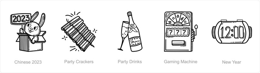 chinese 2023, party crackers