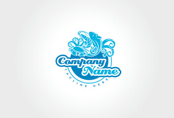 Logo design for restaurants and seafood shops, labels and product brands.