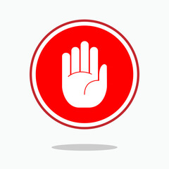 Stop Icon - Vector Sign and Symbol for Design, Presentation, Website or Apps Elements