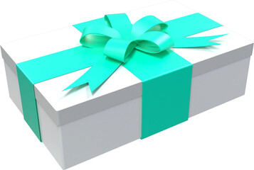 Gift box 3d render 
