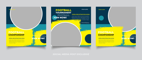 Football for social media posts