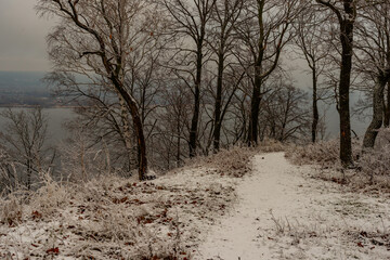 The Zhigulevsky mountains in winter