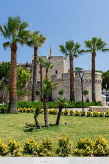 Obraz premium Views of Cesme Castle in Turkey