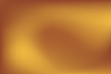 Gold abstract blurred gradient background. Vector illustration.