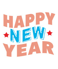 Retro Happy New Year 2023 Bundle, Bundle, Png Bundle, Sublimation Bundle, Holiday Christmas Sayings, Sublimation, Sublimation Design, Tshirt Design, Sticker, Mug, Slogan, T-shirt Vintage Tee, Christma